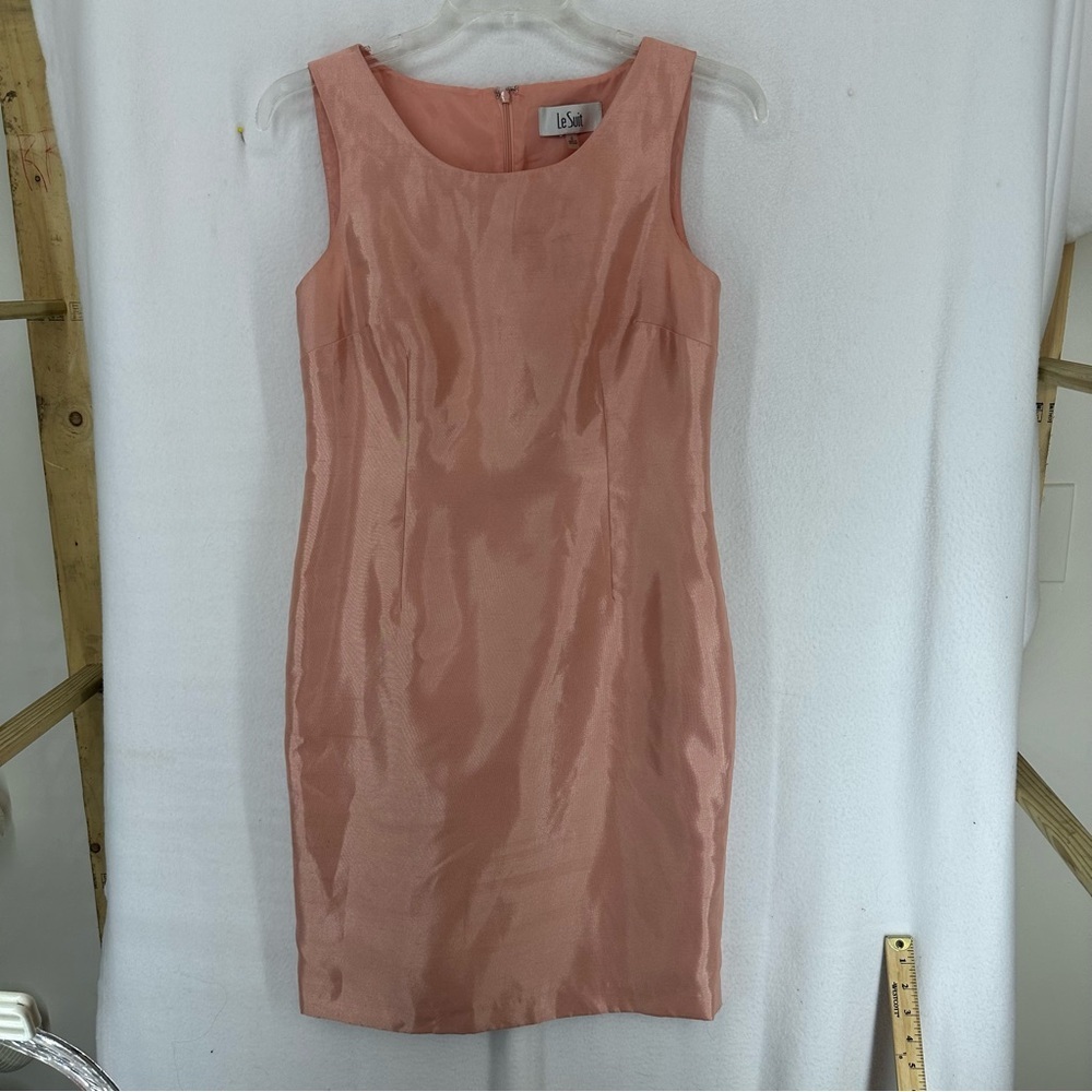 Le Suit A Line Sleeveless Sheath Dress Womens‎ 6 Pink